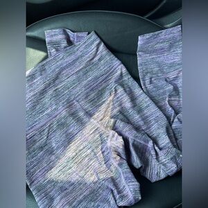 Purple, Pink and Gray Striped lululemon align leggings